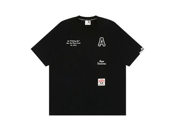 A Bape By A Bathing Ape The Aape University tee Black