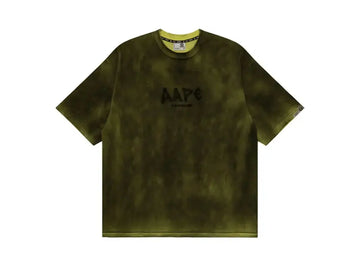 Aape Logo-decorated dyed T-shirt Sage Green