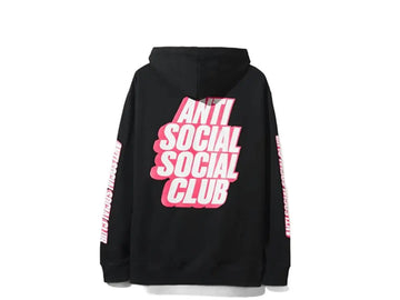 Anti Social Social Club Blocked Logo Black Hoddie