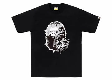 Bape Mad Ape Head Tee Black
