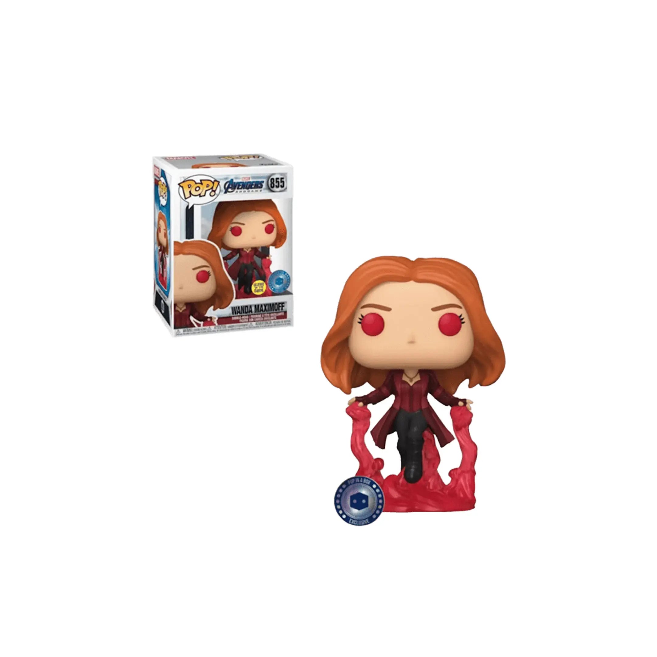 Funko Pop! Marvel: Avengers Endgame Wanda Maximoff Glow #855