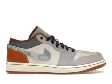 Jordan 1 Low SE Phantom Repaired Denim Swoosh