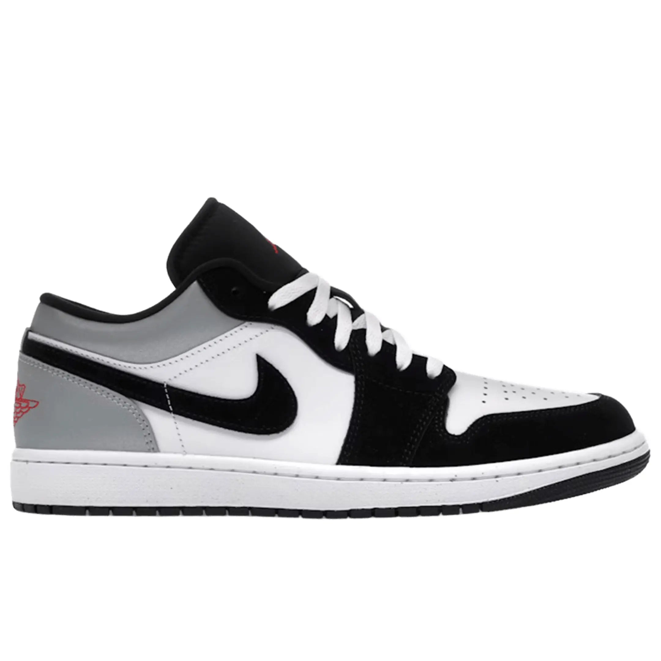 Jordan 1 Low SE White Fire Red Black Matte Silver
