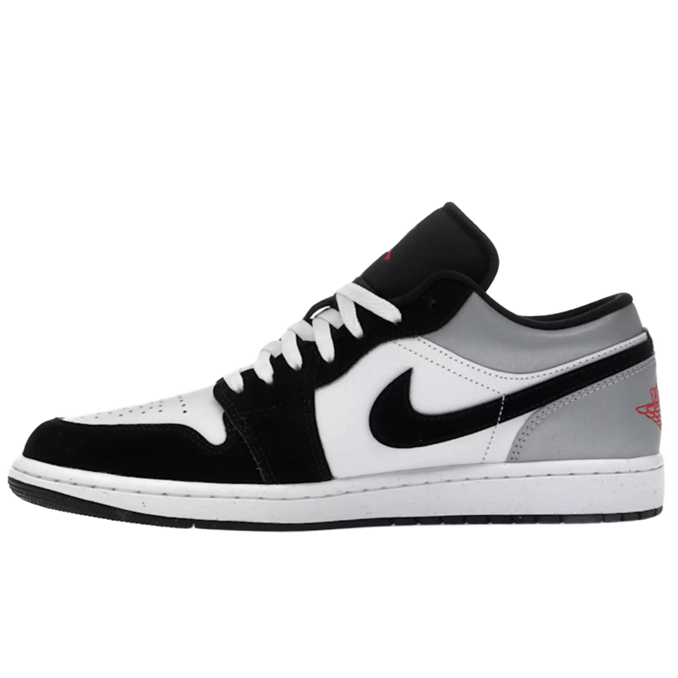 Jordan 1 Low SE White Fire Red Black Matte Silver