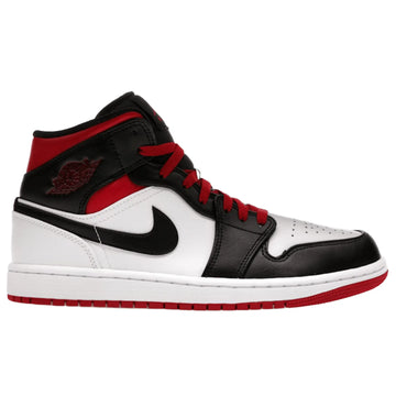 Jordan 1 Mid Gym Red Black Toe