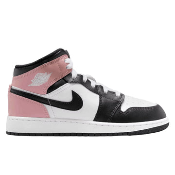 Jordan 1 Mid White Rust Pink Black (GS)