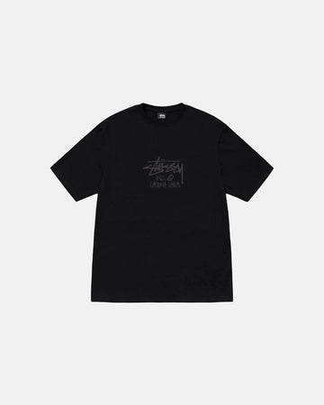 LAGUNA USA TEE PIGMENT DYED (BLACK)
