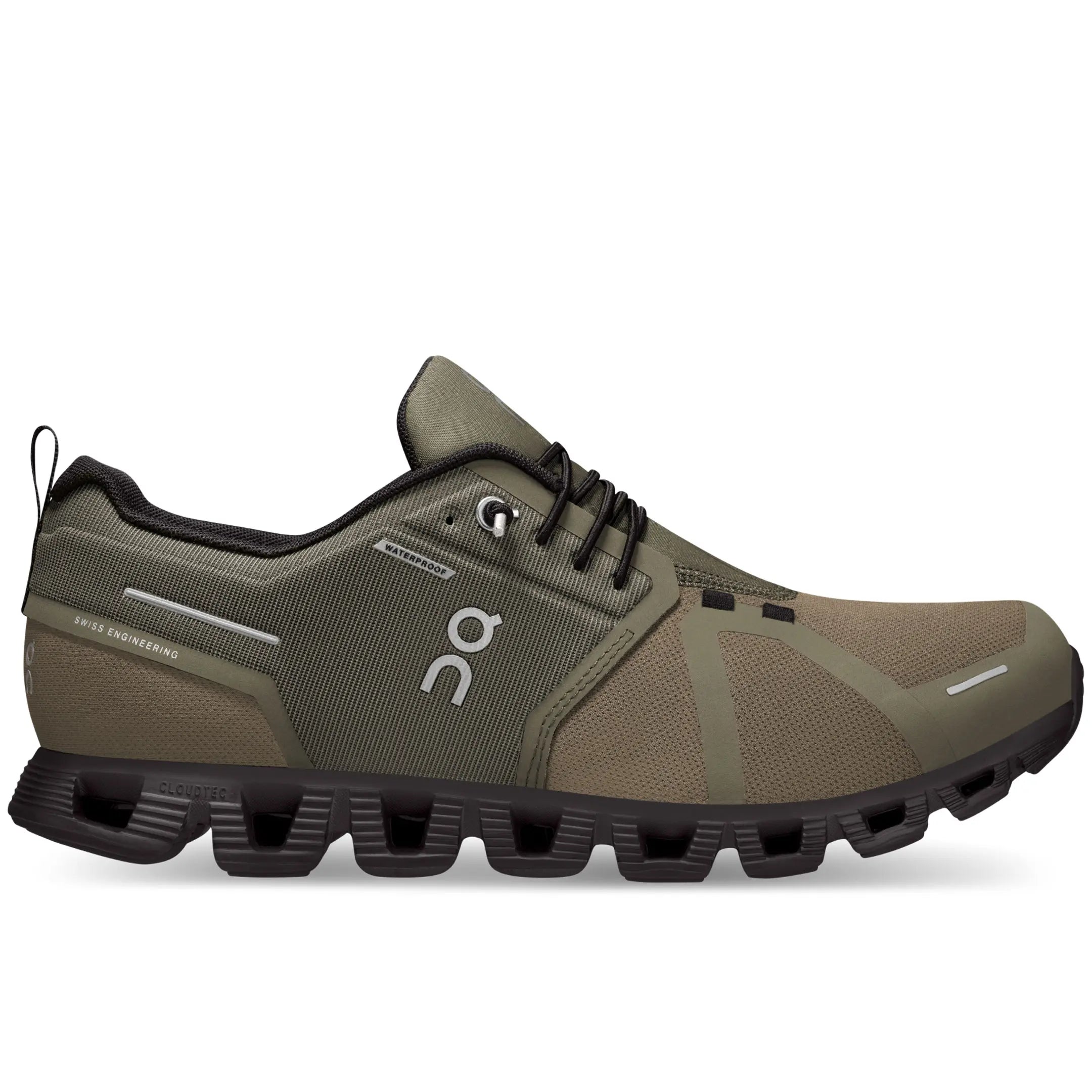 On Running Cloud 5 Waterproof Olive Black