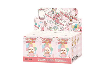 Pop Mart CryBaby Crying Again Series Vinyl Face Plush Sealed Case (6 Blind Box)