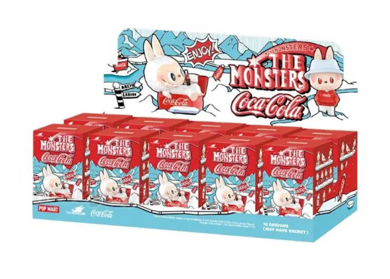 POPMART THE MONSTERS LABUBU COCACOLA 10箱 POP MART THE MONSTERS Coca-Cola Series Vinyl Face Blind Box