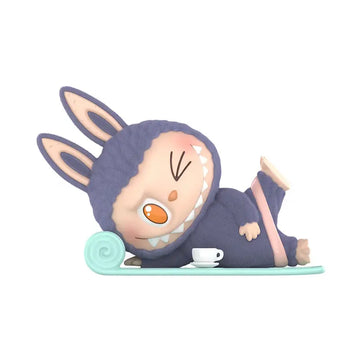 Pop Mart THE MONSTERS Labubu Lazy Yoga Series Americano Figure