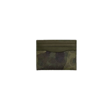 Slim Id Card Case In Signature Camo Print
