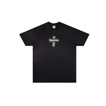 Supreme Cross Logo Black Tee