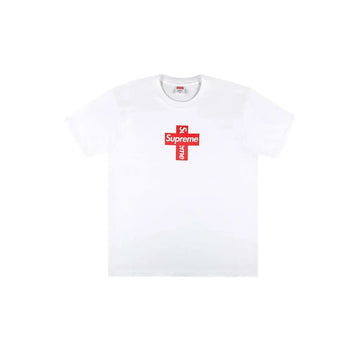 Supreme Cross Logo White Tee