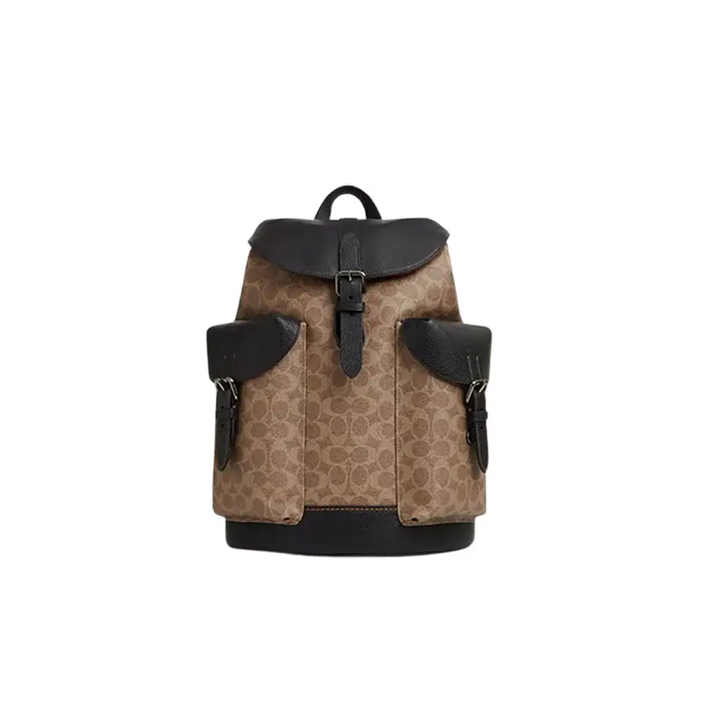 coach backpack canvas Warner Backpack In Signature Canvas – kickasskickss