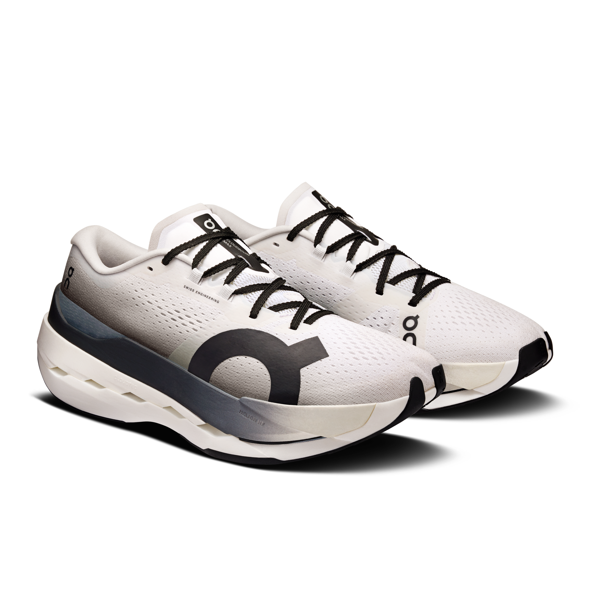 On Cloudboom Max White Black