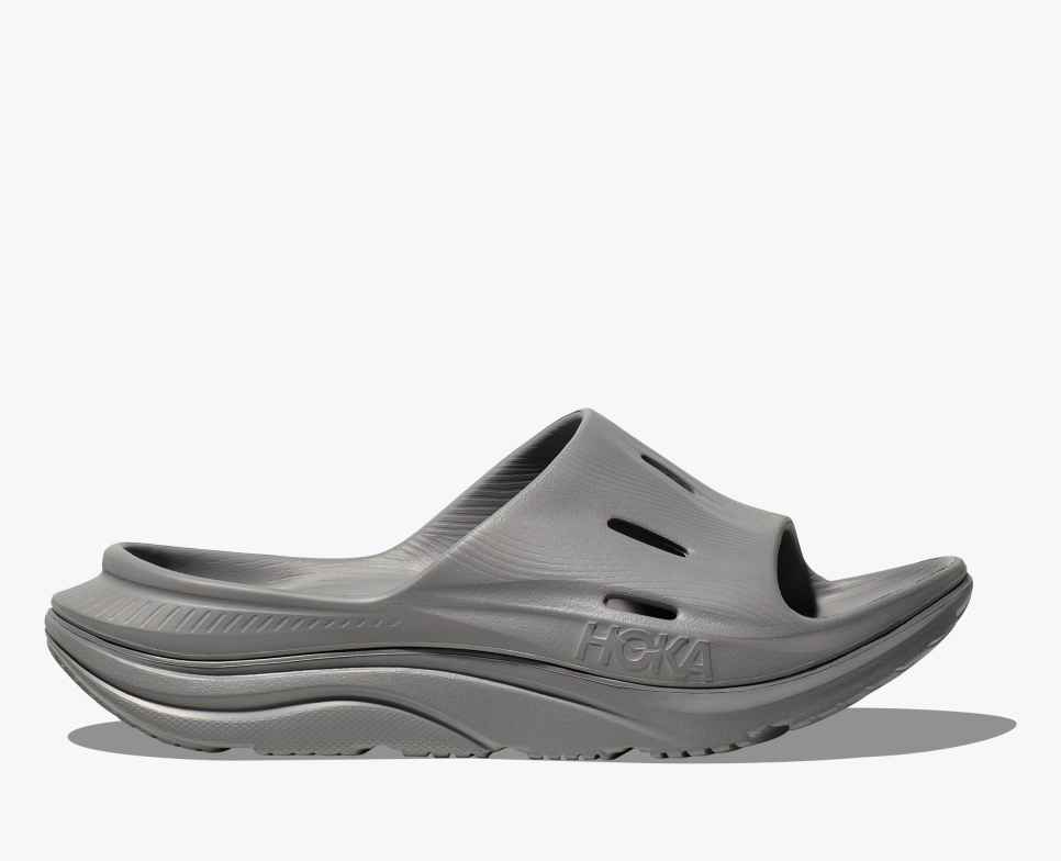 HOKA ORA Recovery Slide 3 &quot;Grey / Grey&quot;