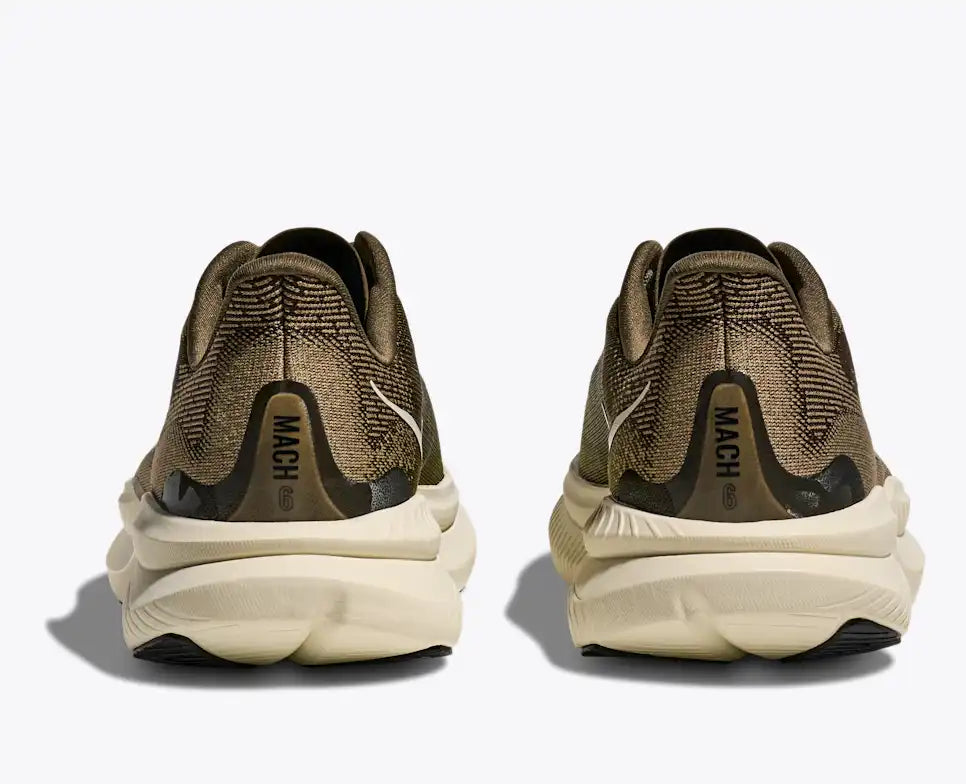 Hoka Mach 6 Antique Olive Truffle Salt