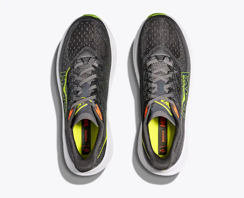Hoka Mach 6  Gravel Asphalt Grey
