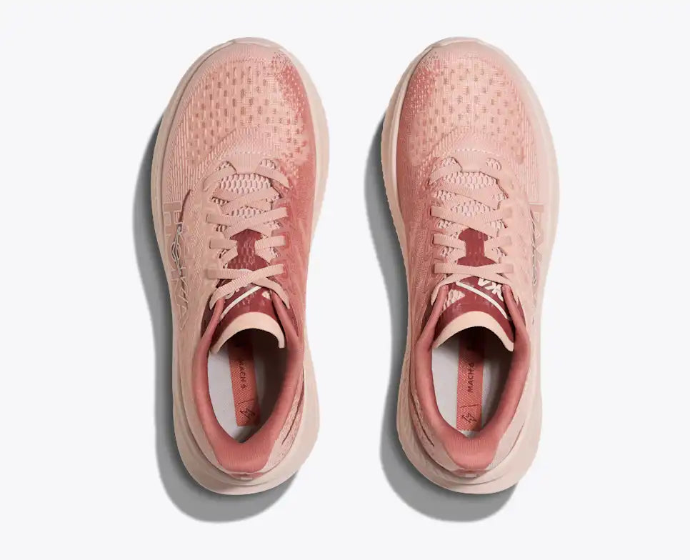 Hoka Mach 6 Rose Latte Blush