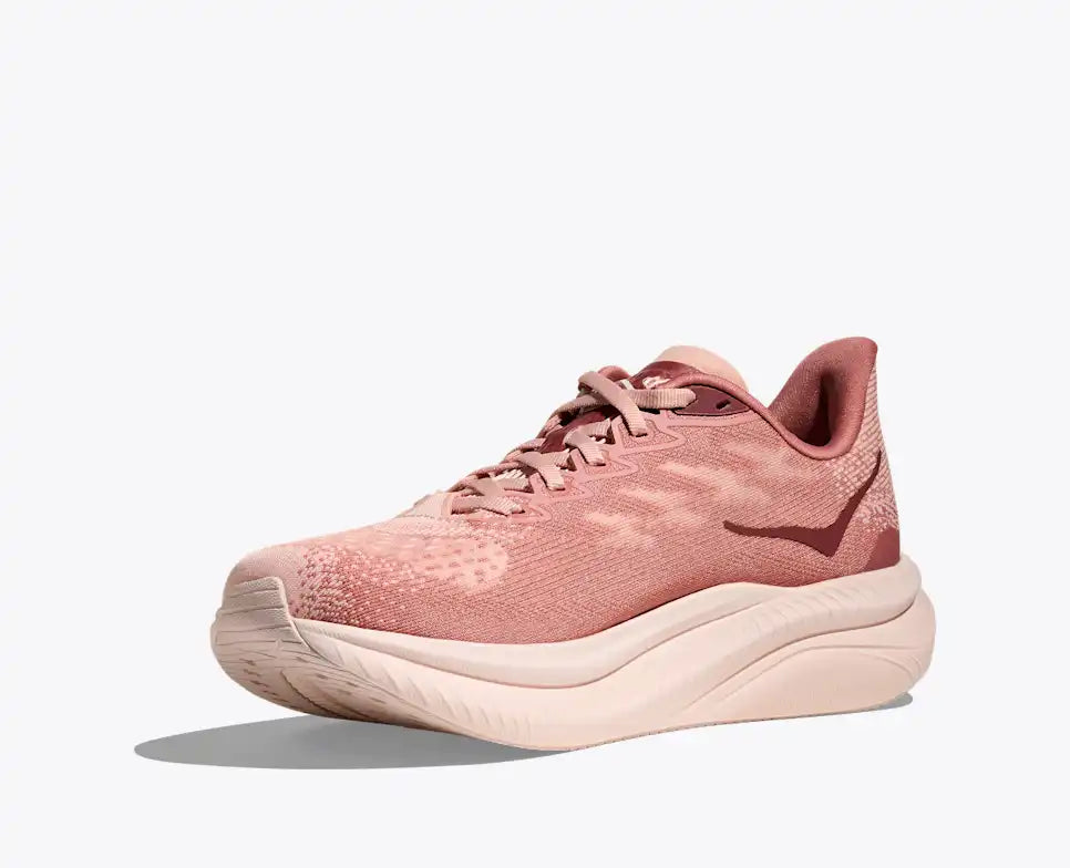 Hoka Mach 6 Rose Latte Blush