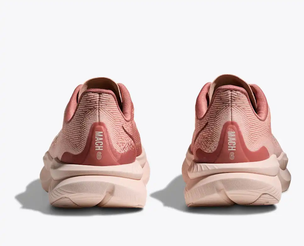 Hoka Mach 6 Rose Latte Blush