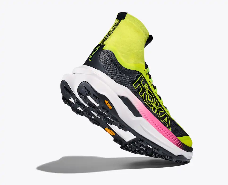 Hoka Tecton X 3 Neon Hoka Citrus Black
