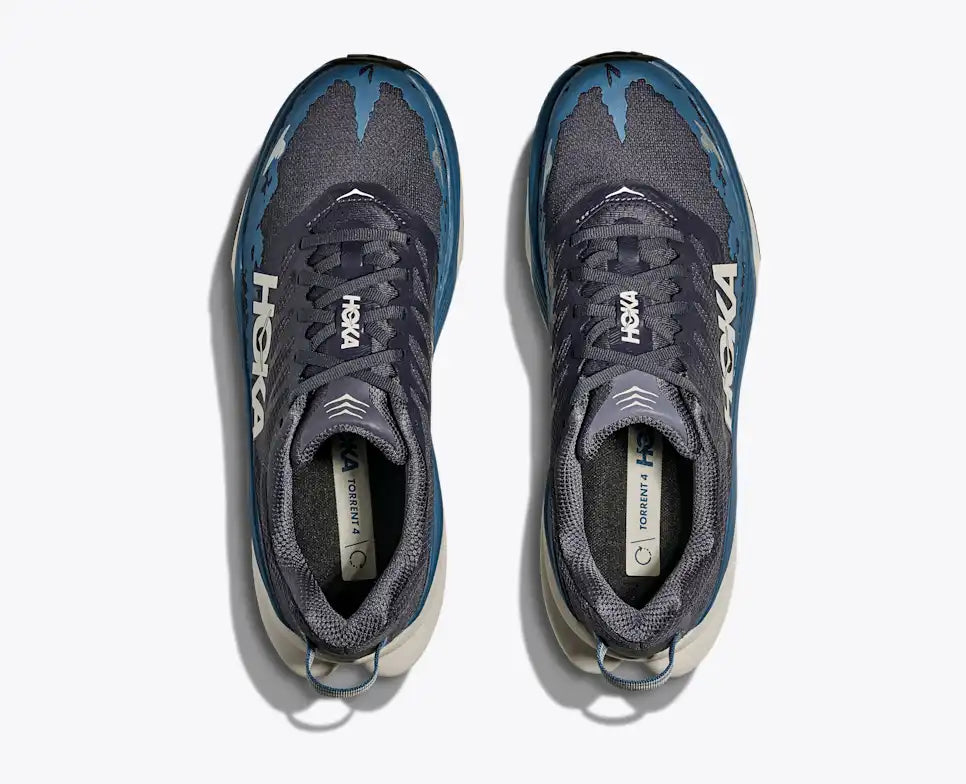 Hoka Torrent 4 charcoal grey foggy night