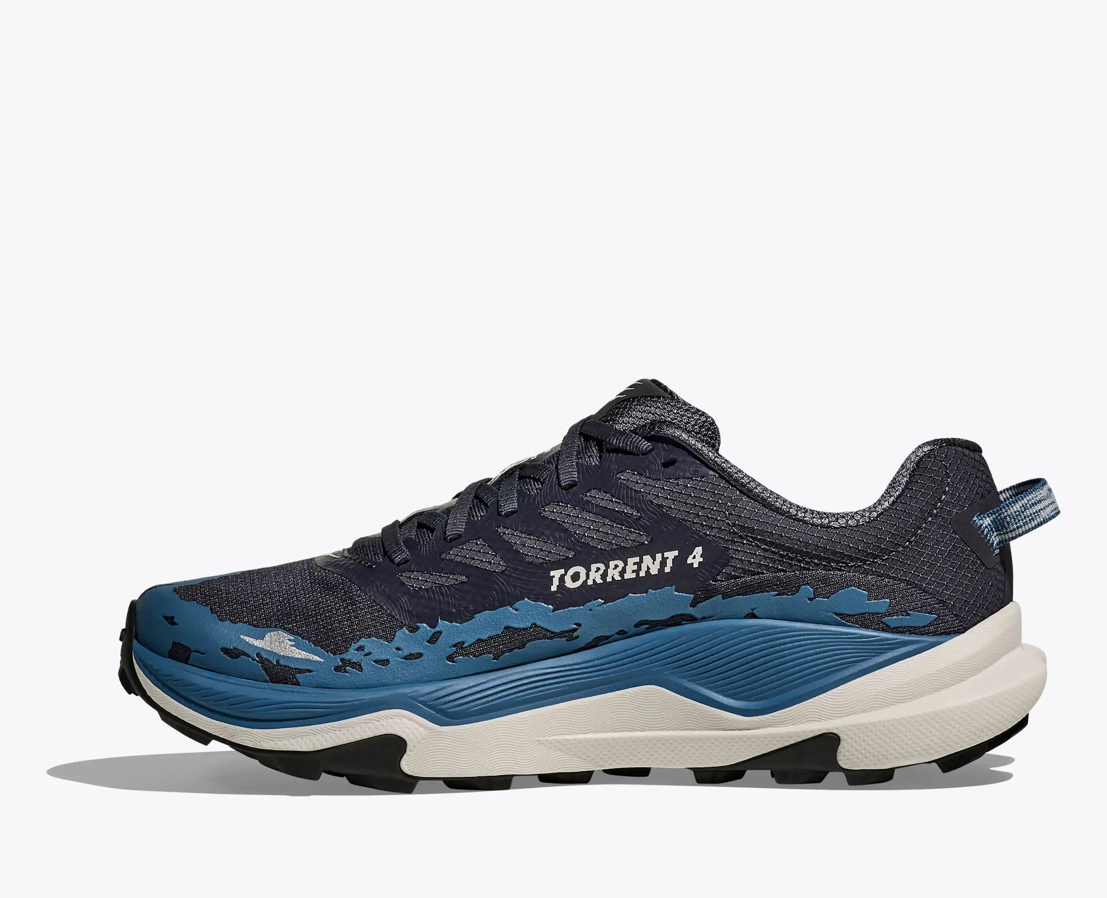 Hoka Torrent 4 charcoal grey foggy night