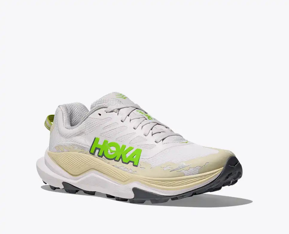 Hoka Torrent 4 White / Neon Lime