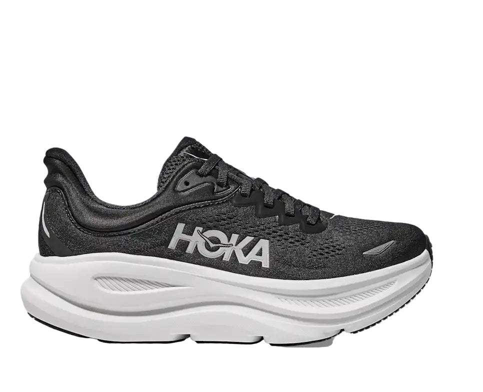 Hoka Bondi 9 Black White