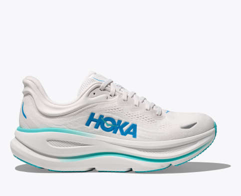 Hoka Bondi 9 White / Hoka Blue