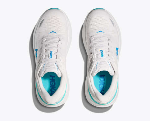 Hoka Bondi 9 White / Hoka Blue