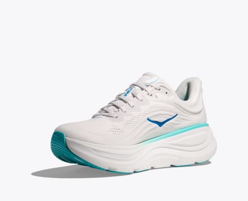 Hoka Bondi 9 White / Hoka Blue