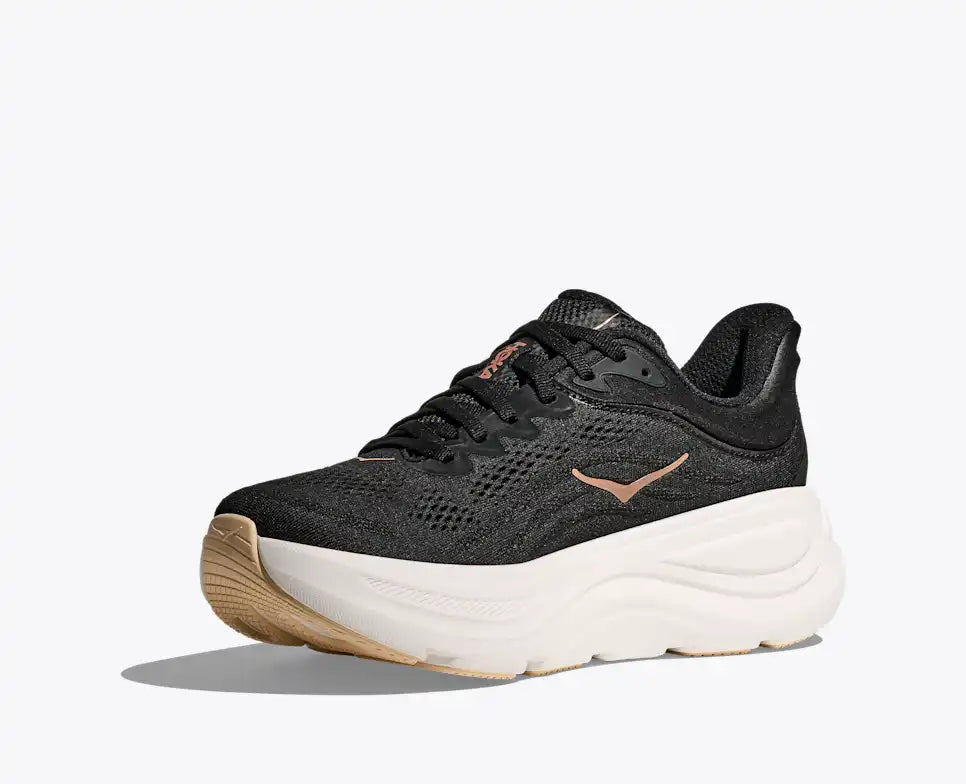 Hoka Bondi 9 Black / Rose Gold