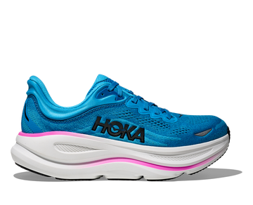 Hoka Bondi 9 Skyward Blue Neon Fuchsia