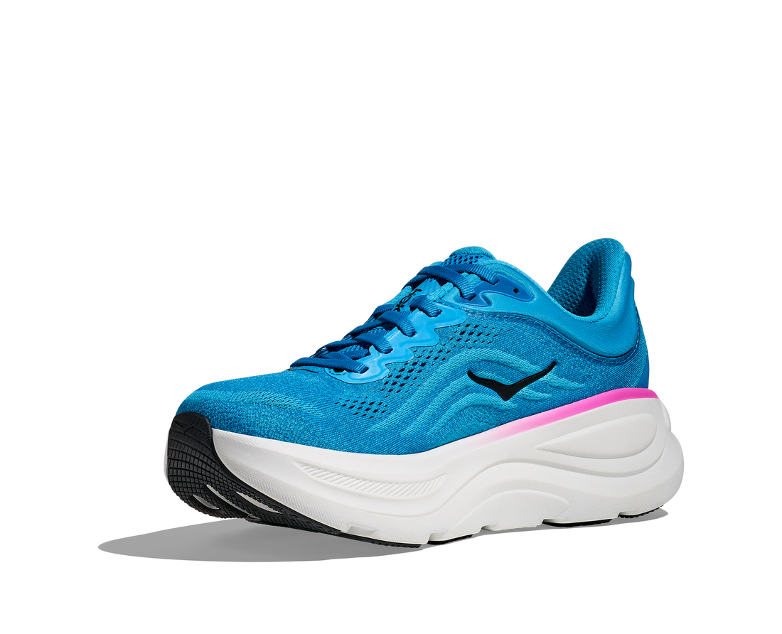 Hoka Bondi 9 Skyward Blue Neon Fuchsia