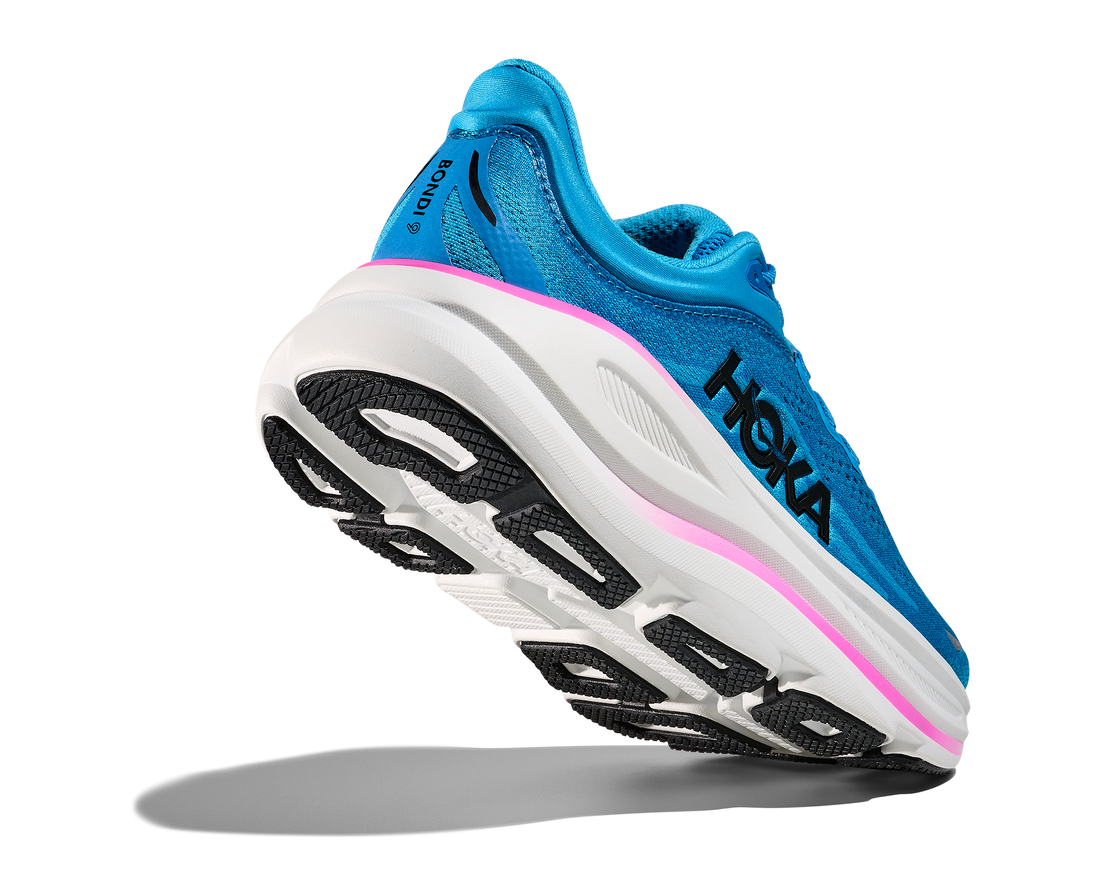 Hoka Bondi 9 Skyward Blue Neon Fuchsia