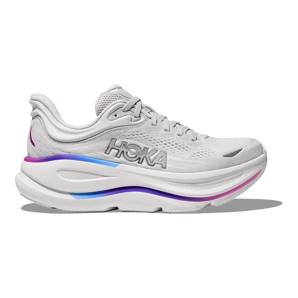Hoka Bondi 9 Cosmic Grey / White