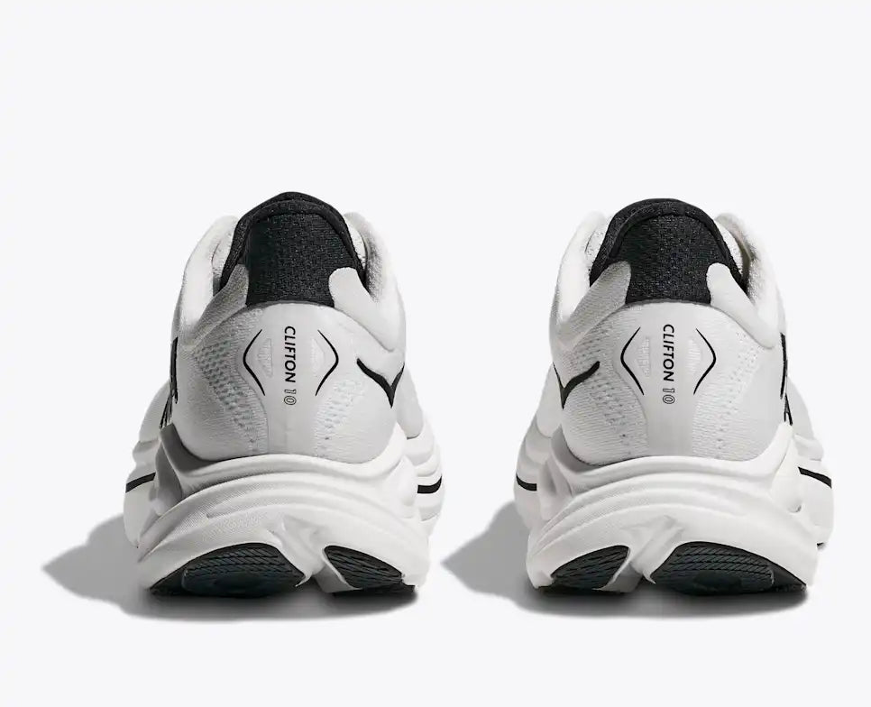 HOKA Clifton 10 "White Black"