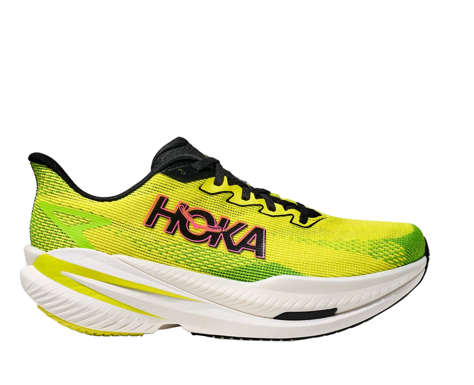 Hoka Mach X 3 White neon hoka Citrus