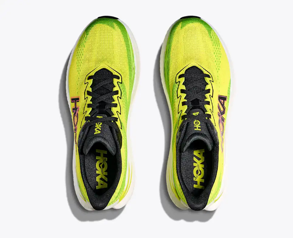 Hoka Mach X 3 White neon hoka Citrus