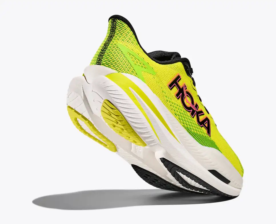 Hoka Mach X 3 White neon hoka Citrus