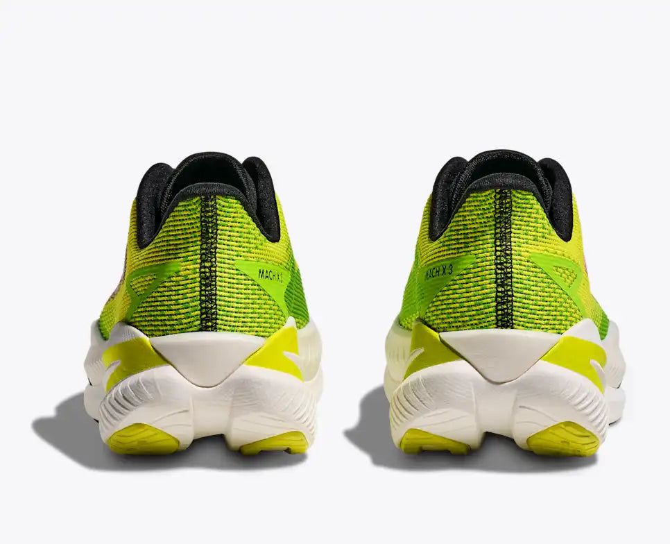 Hoka Mach X 3 White neon hoka Citrus