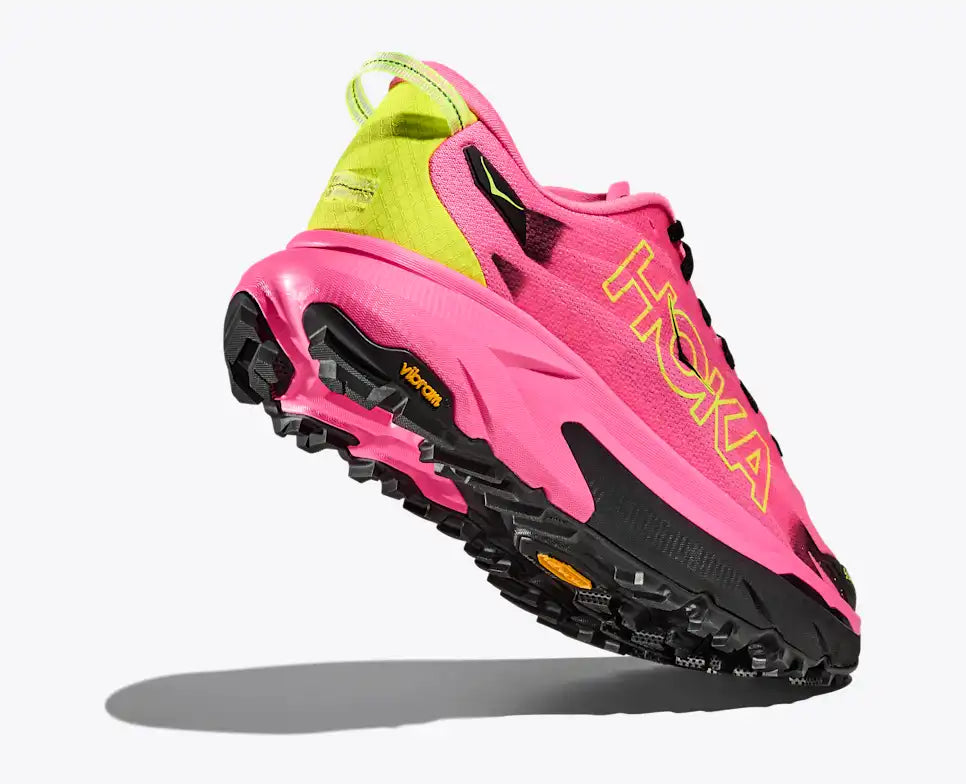 Hoka Mafate 5 Neon Rose Black