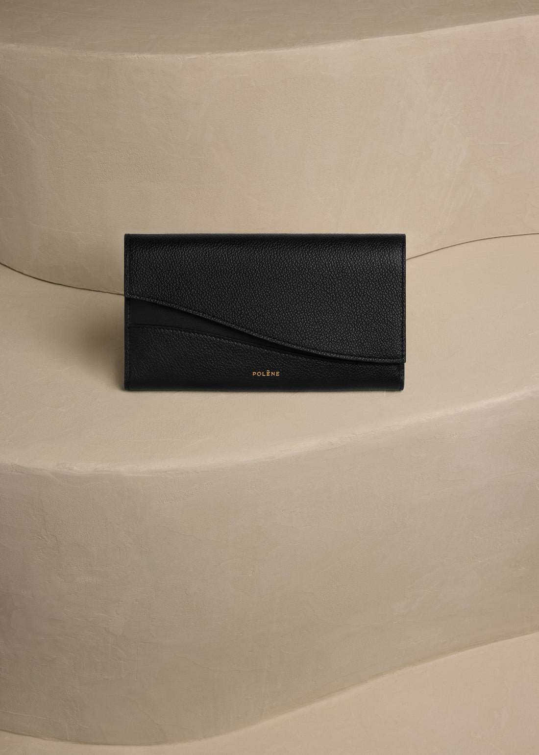 Polene Sierra Wallet Duo Black