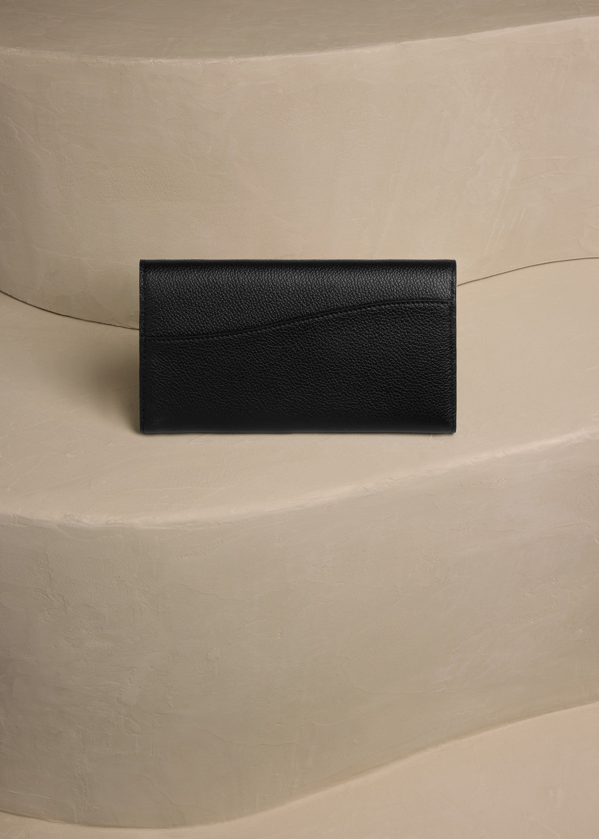 Polene Sierra Wallet Duo Black