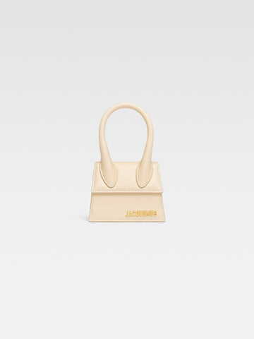 Jacquemus The Chiquito Smooth Leather Structured Bag Ivory
