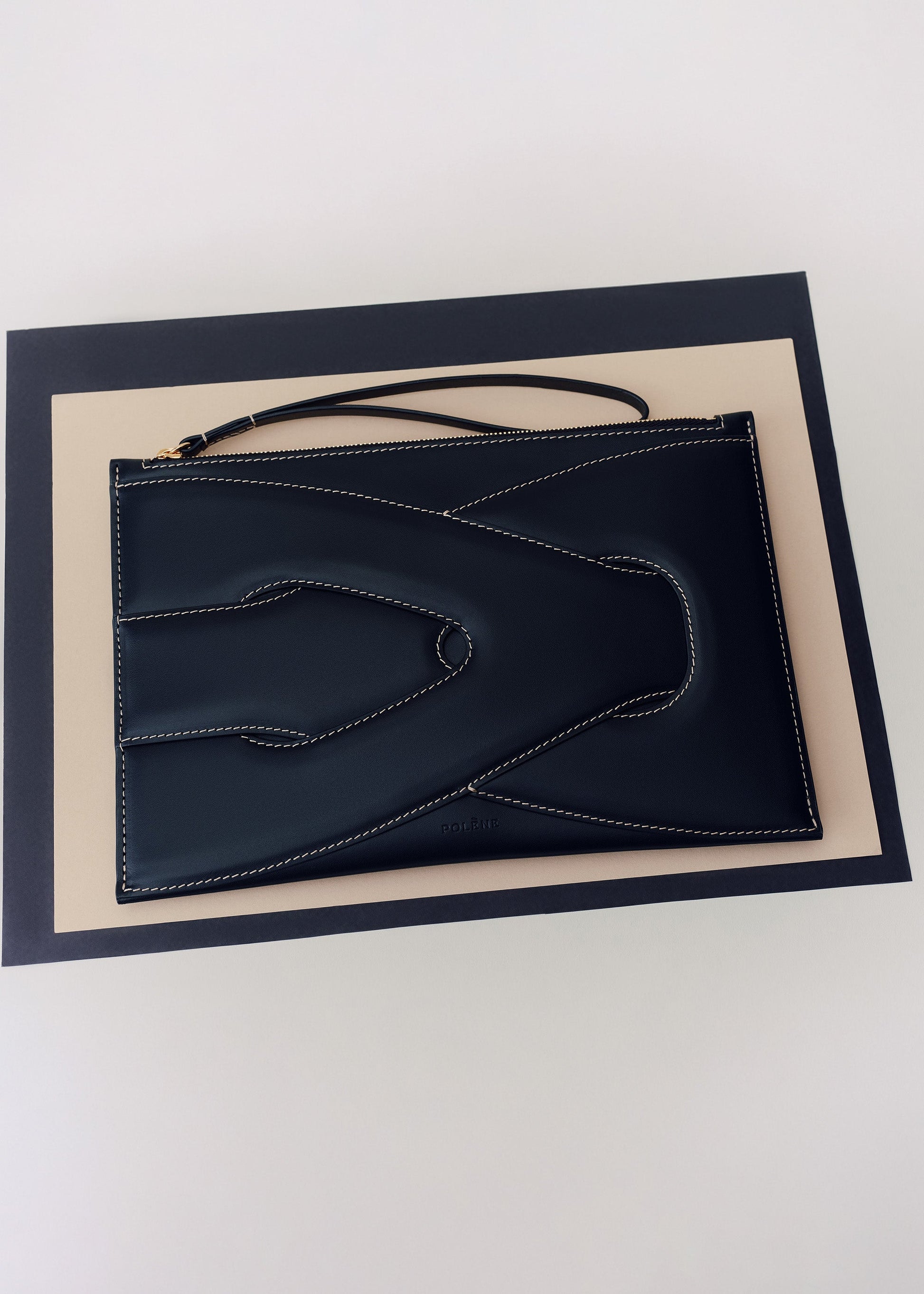 Polene Nodde Pouch Black