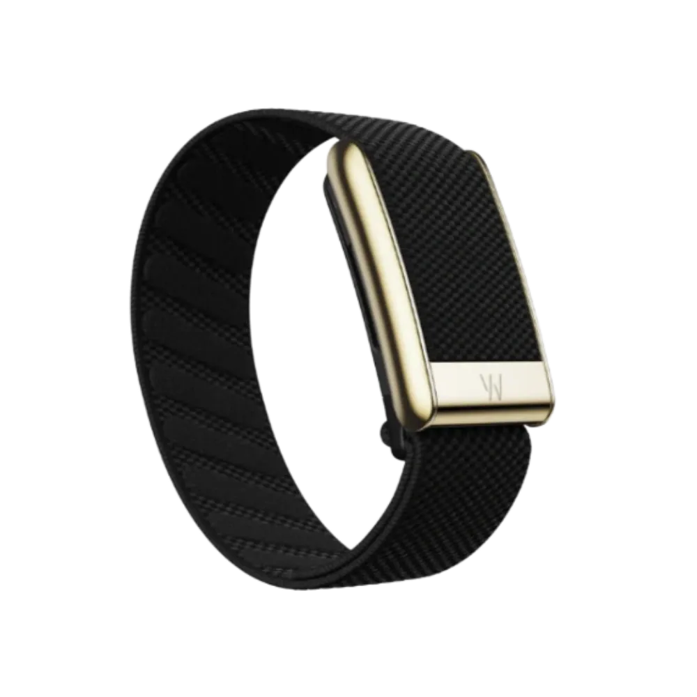 Whoop 5.0 MG Life Superknit Luxe Obsidian with Gold Band - Only Strap  Whoop MG Life